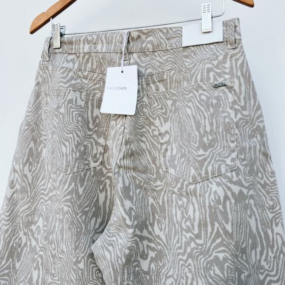 New Maria Cher Tila Slouchy Pants Babucha Neutral High Rise Baggy 30 Loose - Picture 9 of 15
